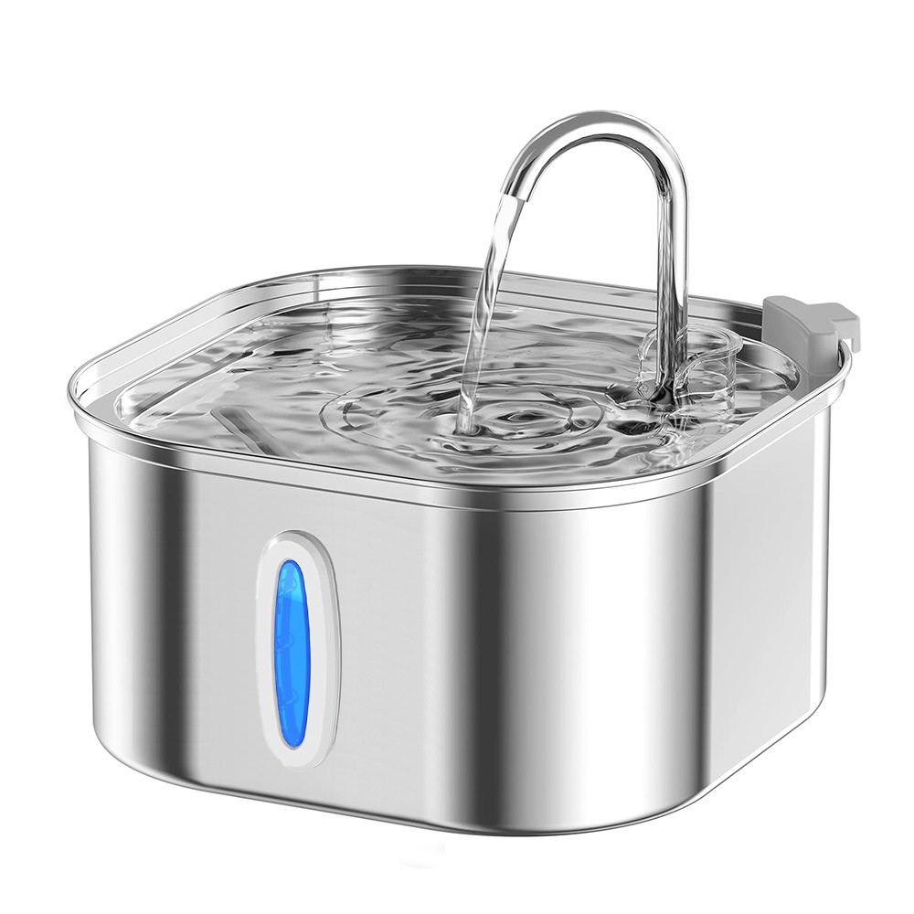 Amazon de acero inoxidable inteligente para bebidas de mascotas 3.2L filtro de circulación automática de gran capacidad alimentador de agua para gatos y perros