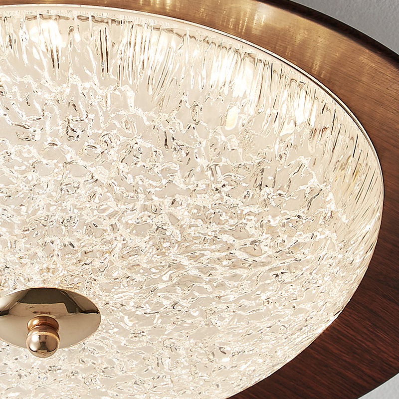 Lámpara de entrada de pasillo de espectro completo, estilo antiguo avanzado, lámpara de dormitorio francés, pasillo, balcón, techo retro