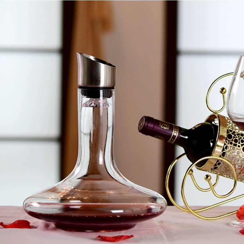 Fast crystal wine decanter, pocket flask, big wine dispenser, wholesale