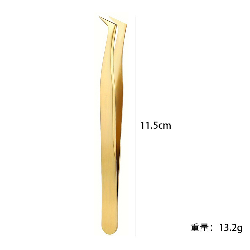 嫁接假睫毛镊子美睫师种睫毛开花辅助金羽夹子高精密专业美睫工具|undefined