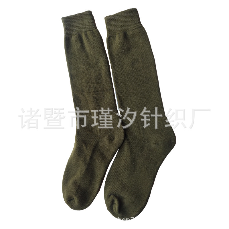 Military Fan Socks, Long Tube Steel-Toe Boot Socks, Olive Green, Odor-Resistant, Wear-Resistant, Sweat-Absorbent, Custom-Made for Military Training and Labor Protection Sports Military Fan Socks, Long Tube Steel-Toe Boot Socks, Olive Green, Odor-Resistant, Wear-Resistant, Sweat-Absorbent, Custom-Made for Military Training and Labor Protection Sports