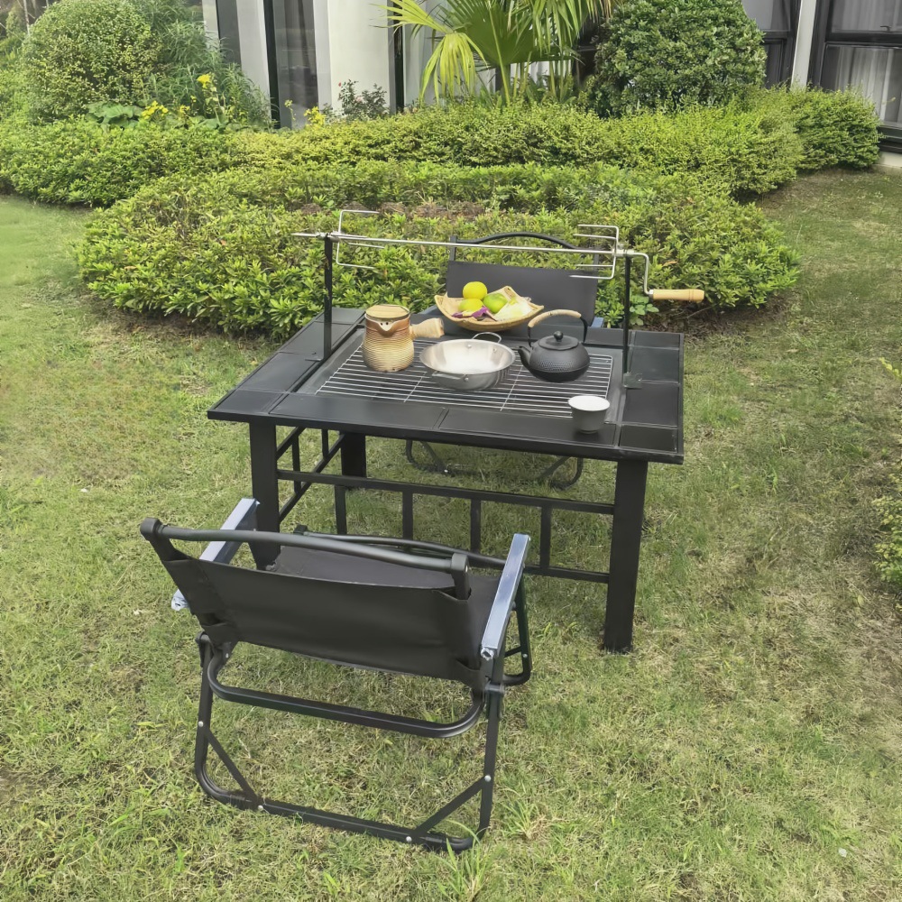 horno de cocina de té horno de asado set tabla de barbacoa doméstica parrilla de parrilla de patio al aire libre horno de parrilla al aire libre con parrilla