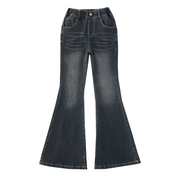 Autumn flared trousers