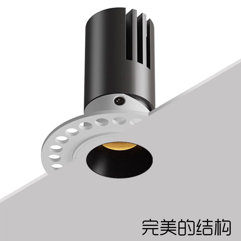ミニ埋め込み型スポットライト埋め込み型led天井灯全スペクトル防眩し無枠筒灯客間には主灯がありません。|undefined