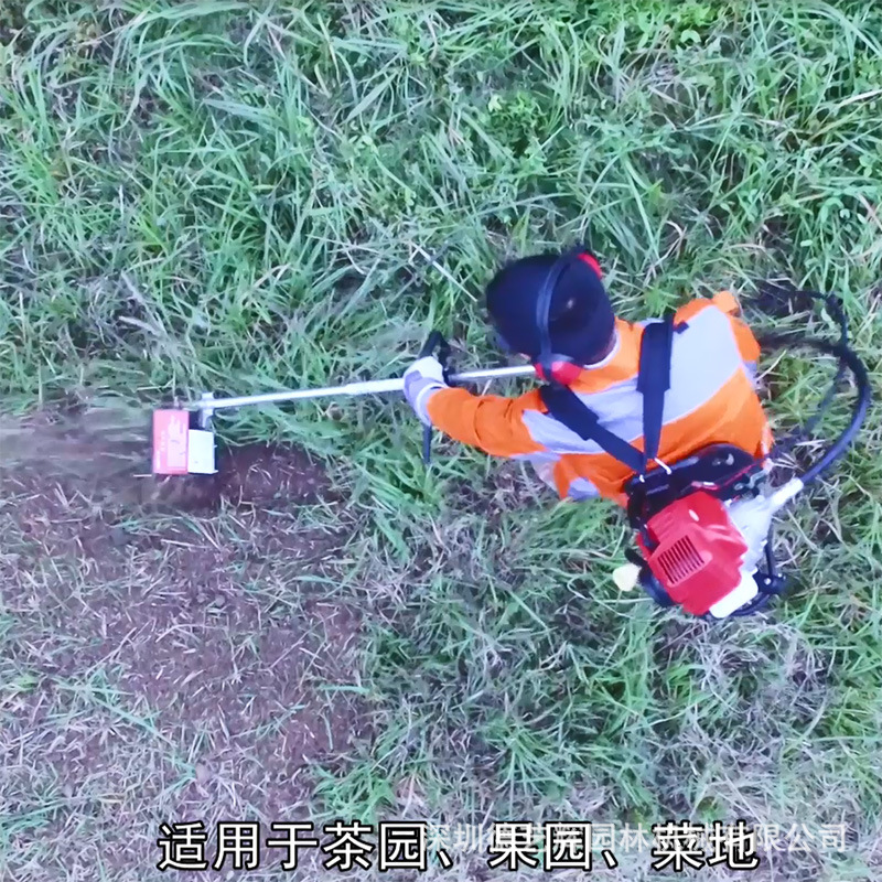 传峰背负式锄草机 四冲程大功率汽油小型农用松土机除草机微耕机