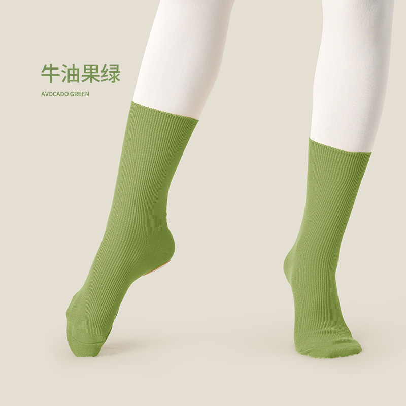Calcetines de baile, antideslizantes, mujeres profesionales, ejercicios para adultos, calcetines de baile, calcetines de tubo para niños, calcetines de baile modernos de tres piezas