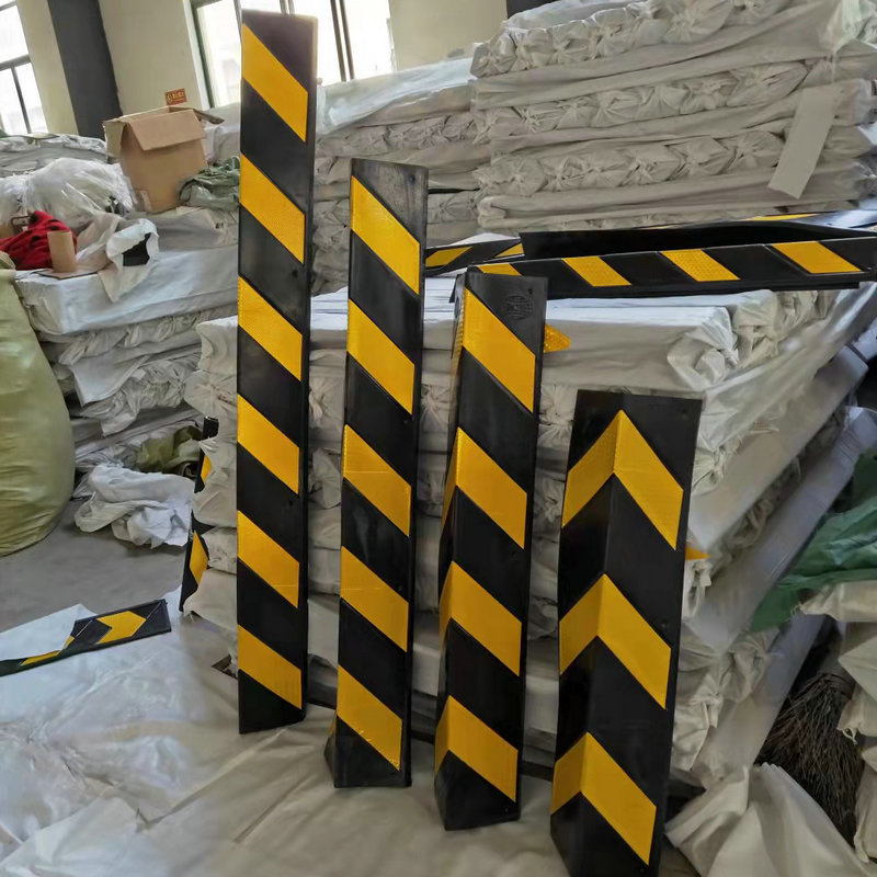 橡胶L型护角800*150*10加宽车库防撞缓冲条停车场反光警示条批发