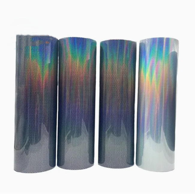 Pvc Car Headlight Protective Film Wholesale Yellow Laser Honeycomb Car Headlight Protective Film Color Change