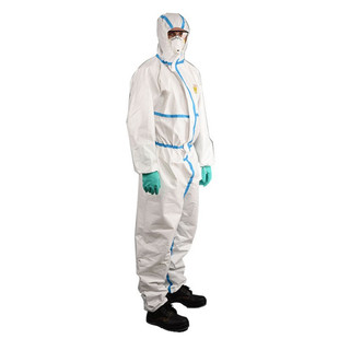 Murder Isolation Gown One-piece Protective [high Level Size:175] Free Fully Enclosed Goggles 734
