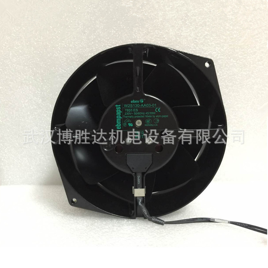 W2S130-AA03-01/7855ES EBM耐高温风机230V 45W 150*55MM