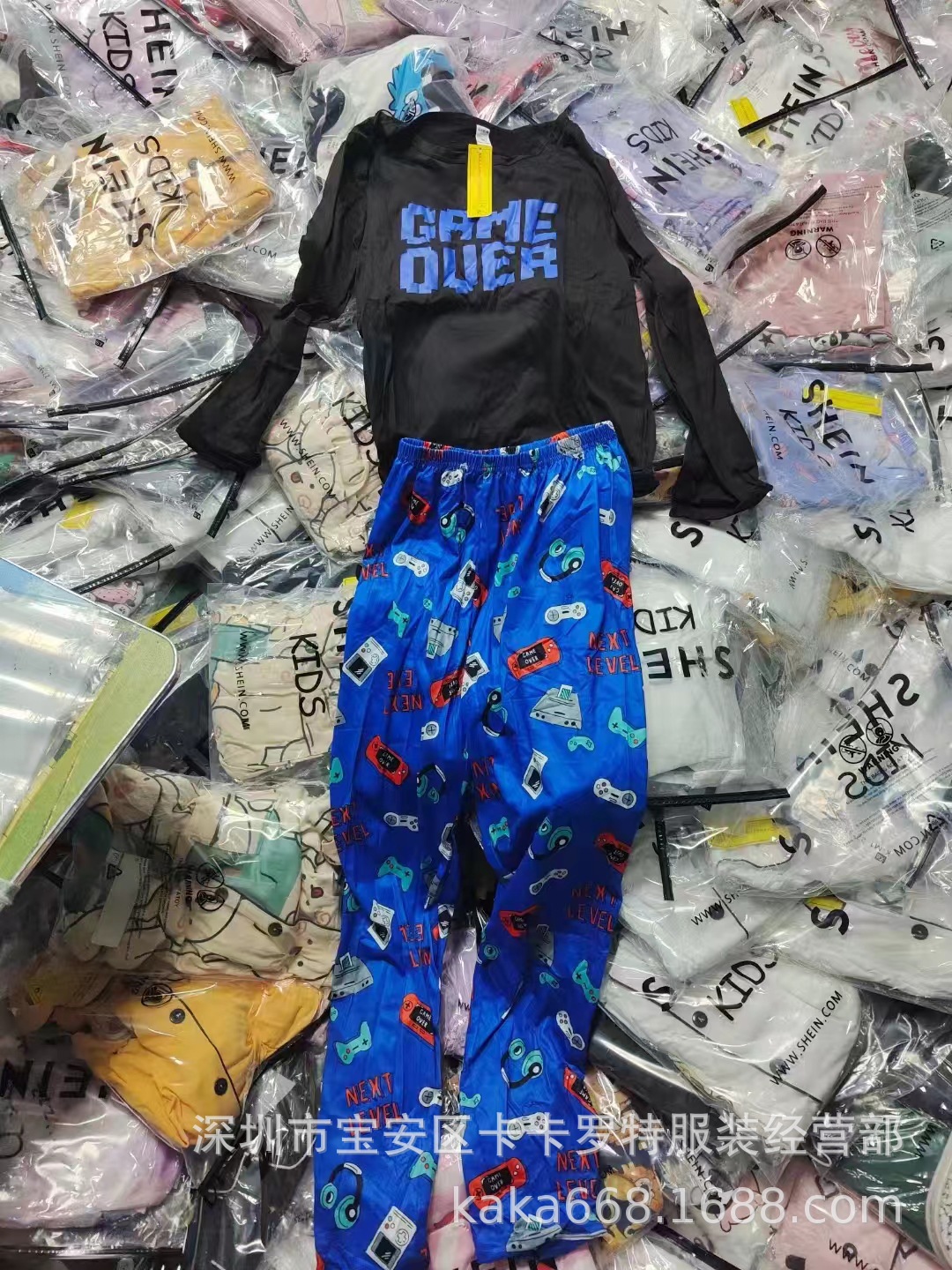 Comercio electrónico transfronterizo ropa infantil de verano SHEIN final de la fábrica de ropa infantil suministro al por mayor