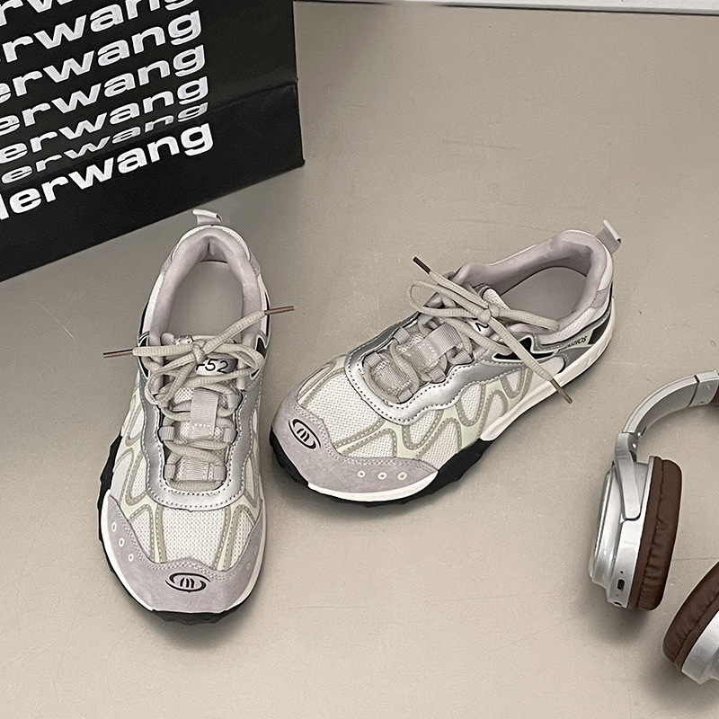 Aerobic Exercise Plan Light Outdoor Mango-Toe Dad Shoes for Women Ins Trend 2026 Spring/Summer New Thick-Soled Casual Sports Shoes Aerobic Exercise Plan Light Outdoor Mango-Toe Dad Shoes for Women Ins Trend 2026 Spring/Summer New Thick-Soled Casual Sports Shoes