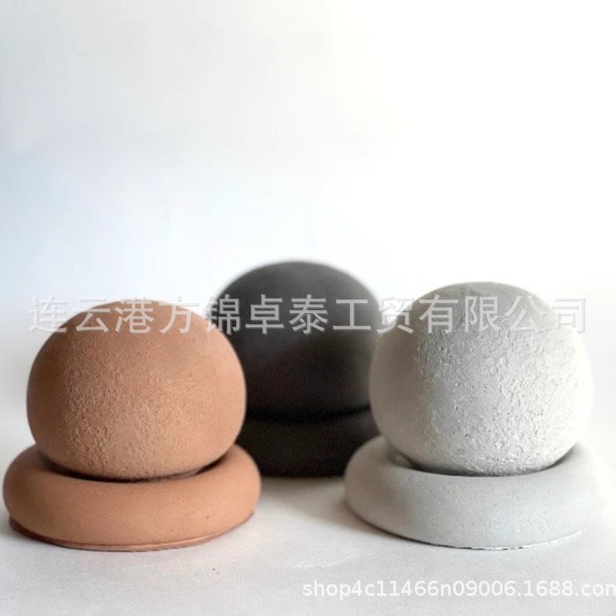 精油扩香器,混凝土香薰石,水泥扩香器,水泥装饰,家居香氛扩香 个护/家清厂家批发实拍高清图