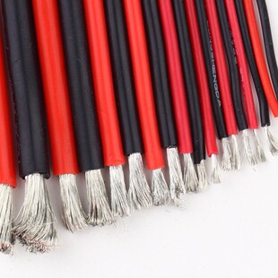 Extra soft and high temperature resistant 8AWG 10AWG 12AWG14AWG16AWG18AWG model aircraft ESC silicone power cord