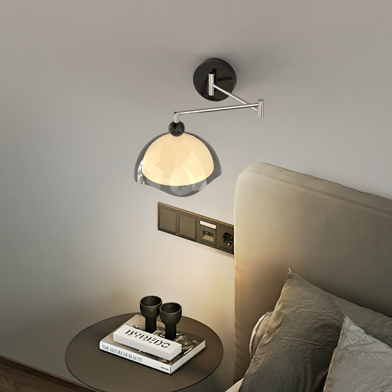 Dormitorio estudio telescópico moderno móvil medieval decoración mecedor estilo antiguo cabeza de cama de alto nivel lámpara de pared de pared lámpara de pared pared