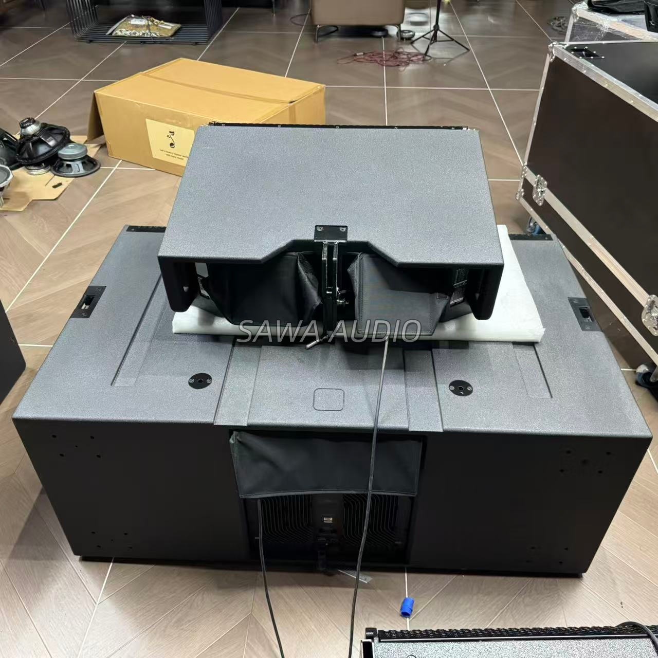 Doble 10 pulgadas de alta potencia matriz lineal escenario de sonido profesional al aire libre concierto altavoces de bar