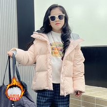 女童羽绒服2025新款儿童冬季白鸭绒上衣大童女孩冬装加厚保暖外套