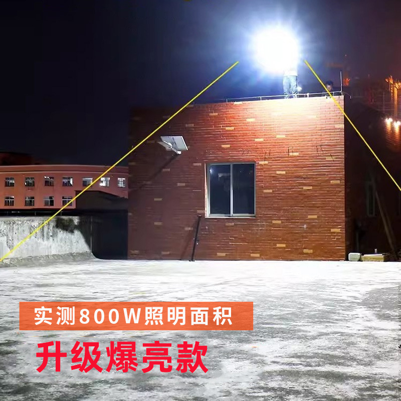 Proyecto de luz solar para jardín al aire libre Solar sensor súper brillante y de alta potencia nueva luz de calle de iluminación de carretera rural