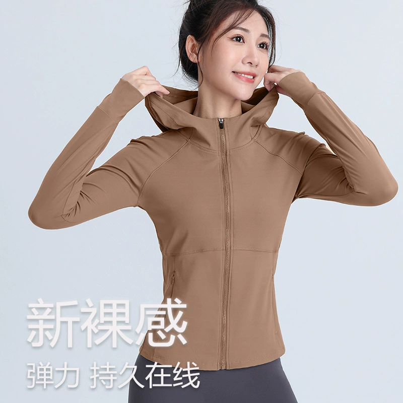 Lulu Naked Yoga Jacket, женский спортивный топ на флисовой подкладке с капюшоном и карманами, Быстросохнущий кардиган для фитнеса с длинными рукавами, осень и зима