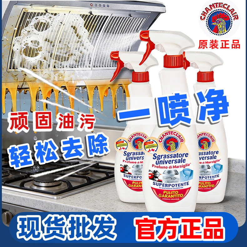 Big Rooster Oil Stain Cleaner Italian Kitchen Heavy Grease Cleaner 600ml Big Rooster Head Oil Stain Remover Genuine Product
