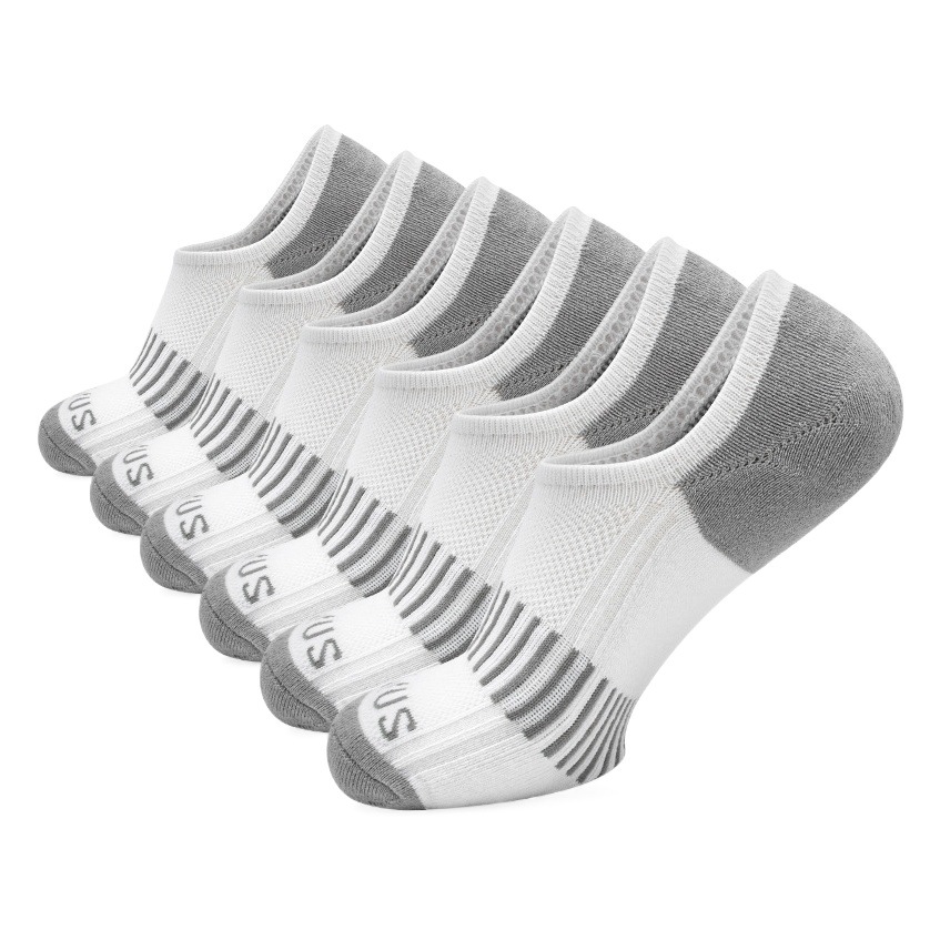 Deportes barco Calcetines de los hombres de corte bajo de la parte superior del talón antideslizante invisible engrosada Terry sudor-absorbente transpirable correr calcetines transfronterizos