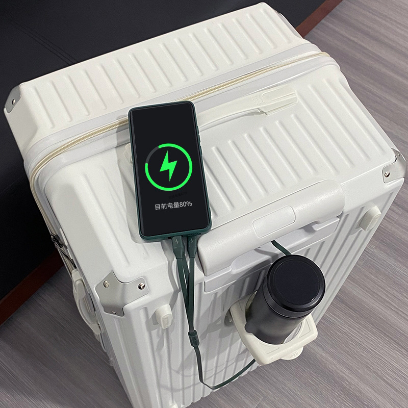 Equipaje de gran capacidad estudiante mudo masculino rueda universal engrosada caja de carro exportación femenina contraseña japonesa caso de cuero ins