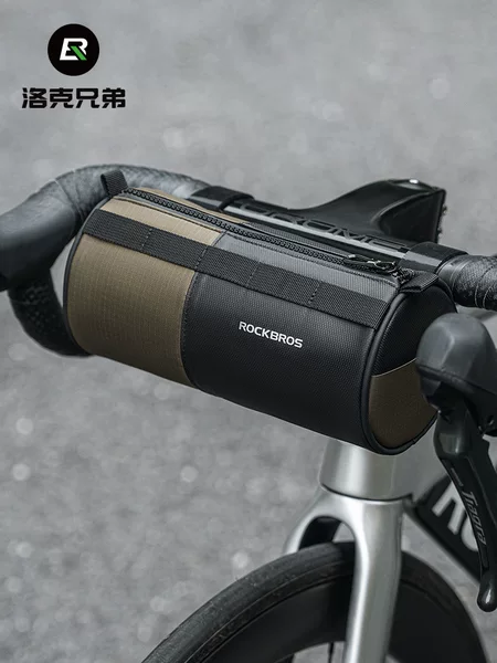 Rock brothers bicycle bag road head hanging bag folding car cylinder front handle bag mountain bike riding crossbody bag