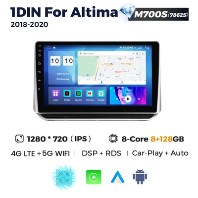 DVD Navigation, For Nissan Altima - m700s-8-core-7862-8128g