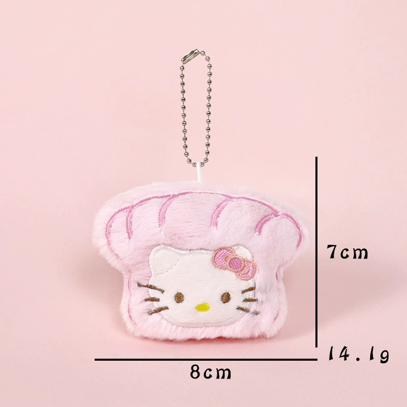 Плюшевая подвеска Hello Kitty, мультяшный брелок для сумки, 5×3×7 см, 9 г