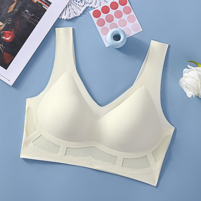 Seamless belleza desnuda espalda ropa interior hueco chaleco sujetador fijo Copa Chaleco de las mujeres de verano delgado tubo base superior envuelto pecho