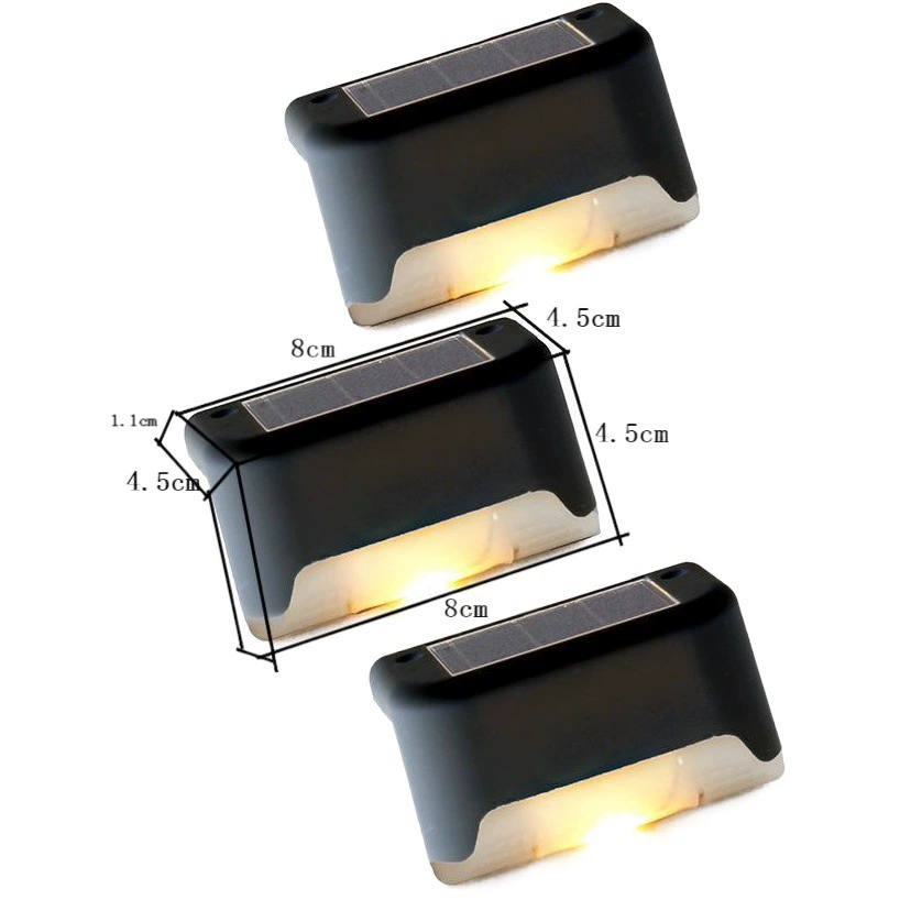 Трансграничные горячие солнечные ступенчатые светильники водонепроницаемые дворовые светильники декоративные настенные светильники перила лестничные ступенчатые светильники источник завод