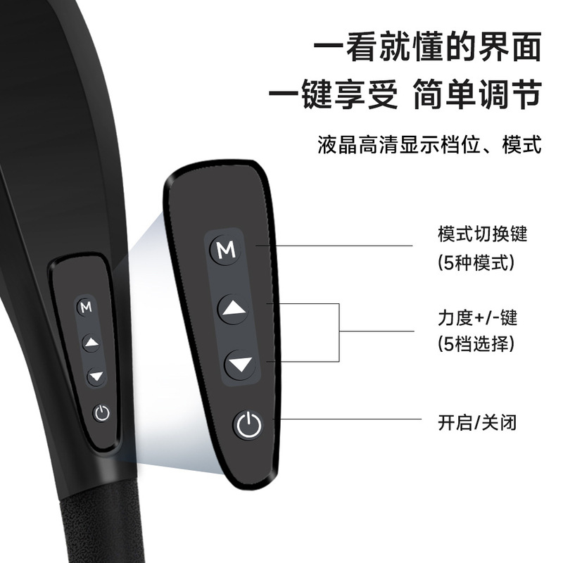 手持ち式のマッサージ器のイルカのマッサージ器の電動のマッサージ棒は背中の棒の保健のハンマーをたたきます。|undefined