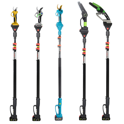 High-branch shears and high-branch saws, electric brushless telescopic extension scissors, high-altitude pruning branches, saws, tree manufacturers direct sales and distribution