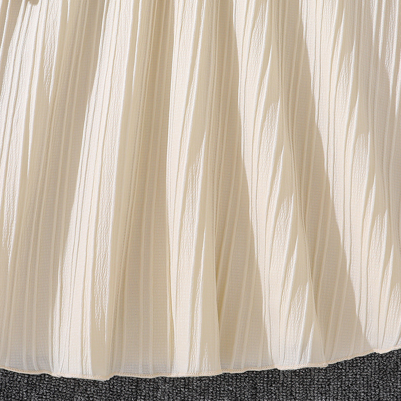 Meiteņu komplekts 2024. gada rudens stilīgs īss stils ar vienu plecu, mežģīņu mazs krekls ar pussvārkiem, bērnu apģērbs_voghion.com