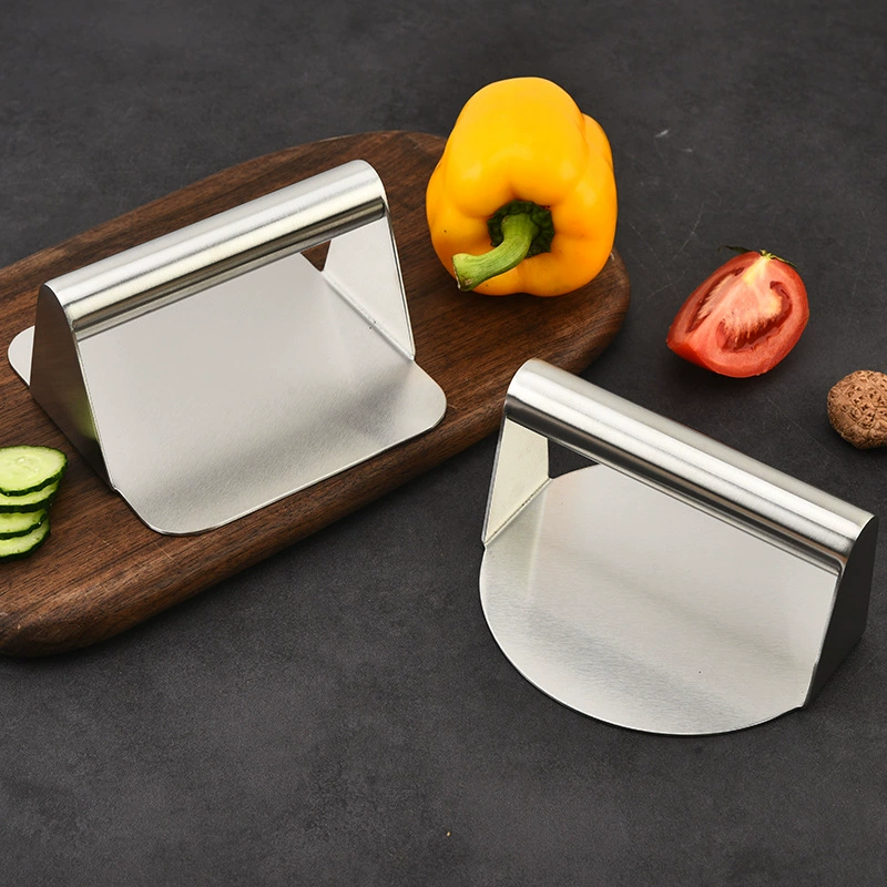 Толстый 304 гамбургер из нержавеющей стали мясной пресс круглый ручной торт пресс мясной стейк теппаньяки мясной пресс