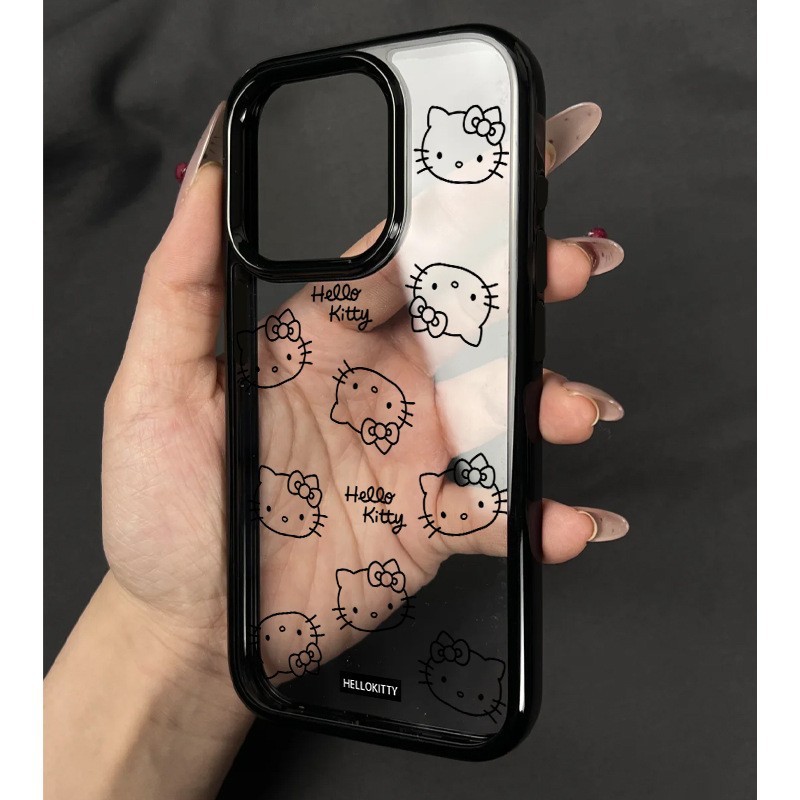 适用iPhone17promax透明手机壳苹果16pro亚克力15pro笔画线条KT|undefined