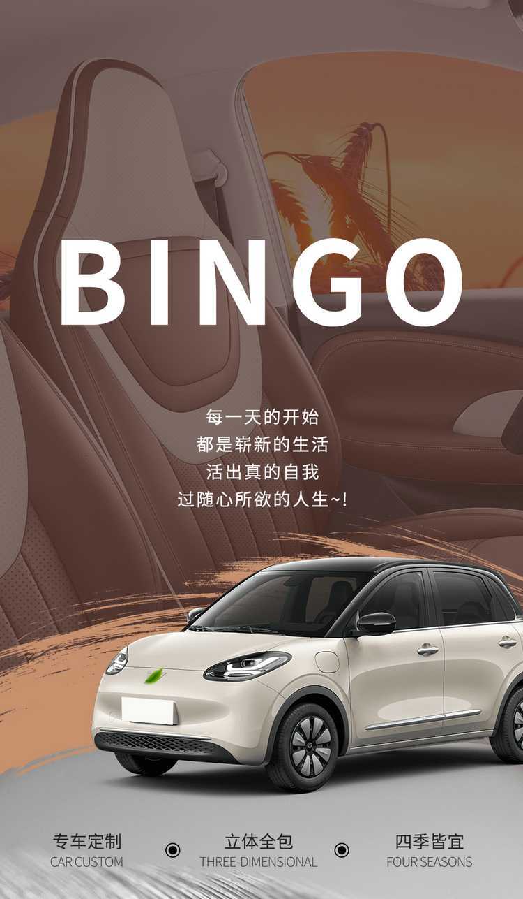 2025 Wuling Binguo Car Seat Cushion Binguo Special Car All-Inclusive Four-Season Universal Breathable New Energy Seat Cover