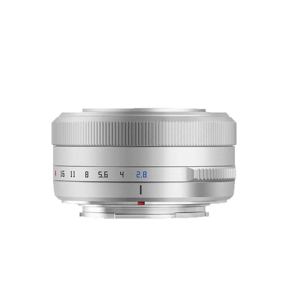 [Silver] Объектив TTArtisan Optical AF 27 мм F2.8 автоматический для Fuji XF XPRO