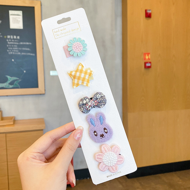 Horquilla para bebés, bolsa de tela completa, clip para cabello para bebés, no daña el cabello, niños, niñas, horquillas, lindos accesorios para el cabello, sombreros