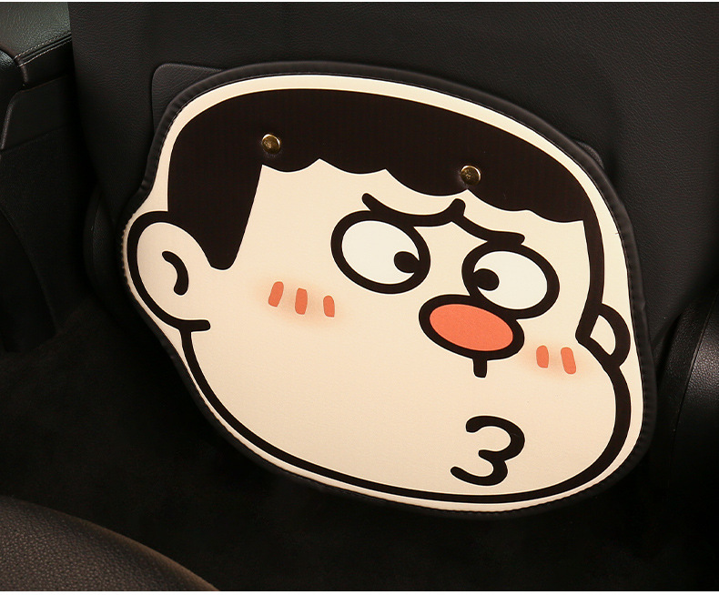 Cute Cartoon Car Seat Back Anti-Kick Pad Universal