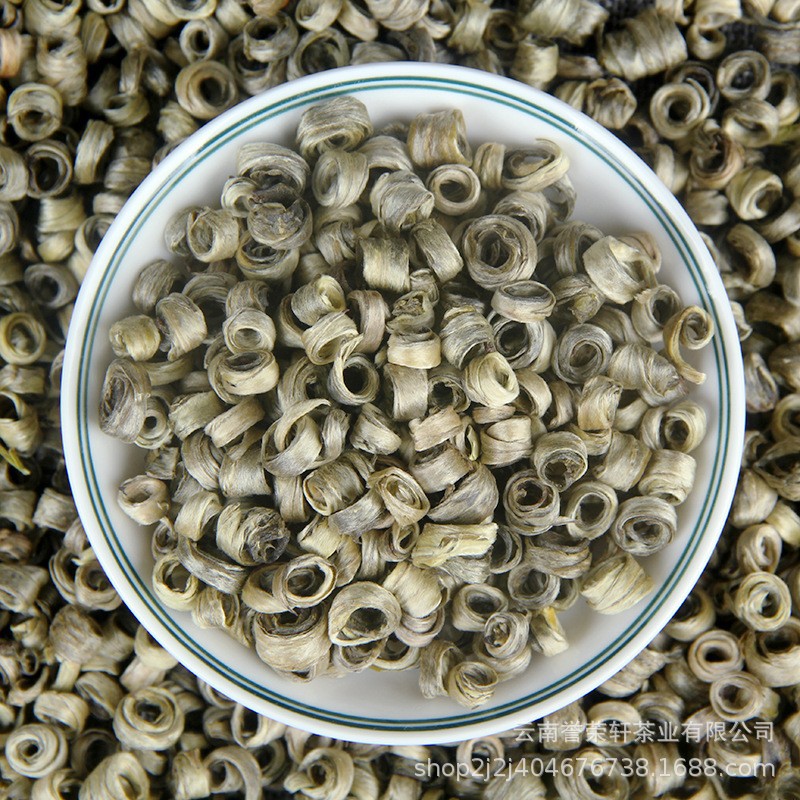 源头厂家广西横县茉莉花茶叶袖珍双小环 茉莉女儿环 散装批发