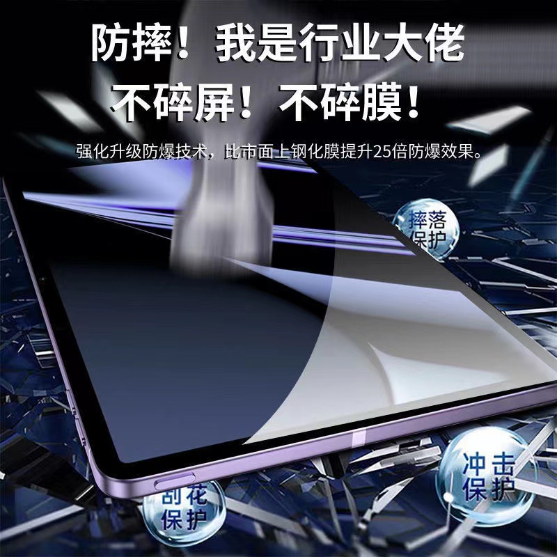 Aplicable a oppoPAD2 película plana de vidrio templado real me pad realmePAD2 HD película protectora transparente