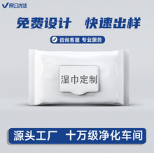湿巾定制多功能清洁湿巾加大加厚酒精湿纸巾80抽大包便携卫生湿巾