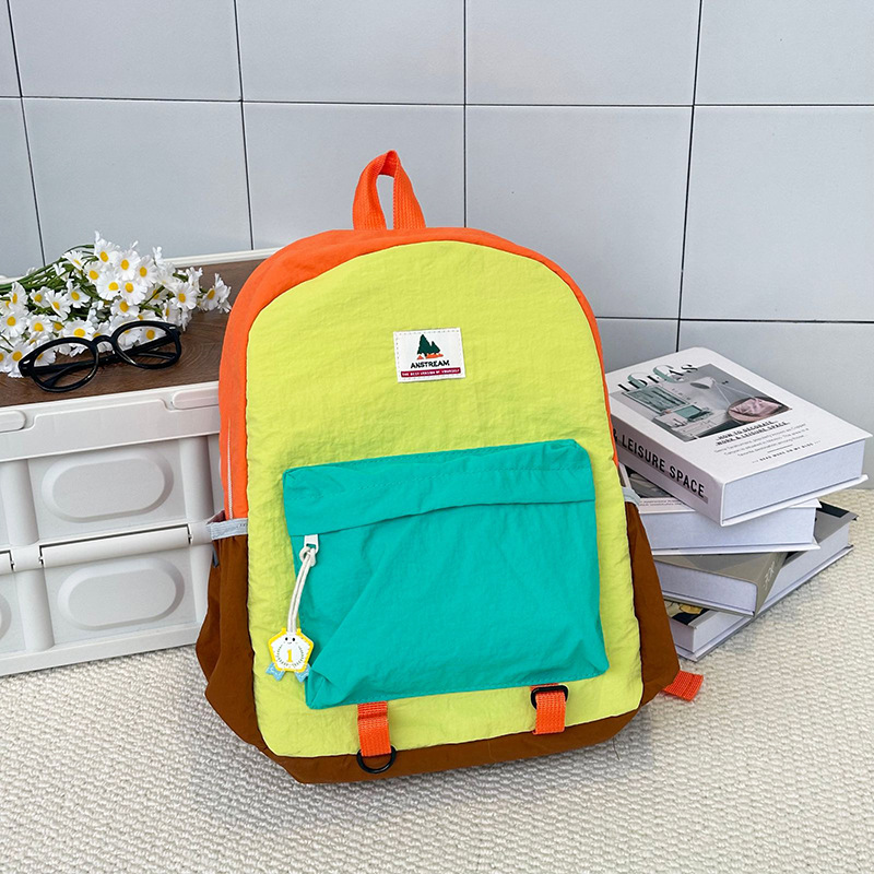 Nueva mochila de color para niños mochila de jardín de infantes para niños niñas viajes de ocio mochila ligera