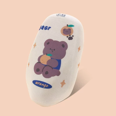 Yadi Muguang electric vehicle foot Electric vehicle foot mat - yadi-muguang-special-seat-cushion-orange-bear-l