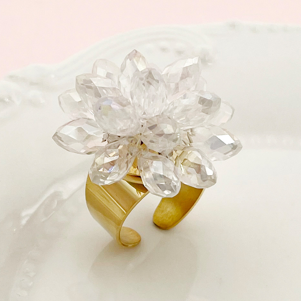 sophisticated brand one size summer ring stainless steel