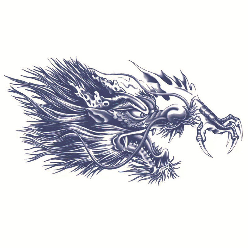 Pegatinas de tatuaje de jugo de pecho de flores pegatinas de tatuaje de hierbas de brazo grande de flores sudor impermeable media hoja alas de flores pegatinas de tatuaje al por mayor