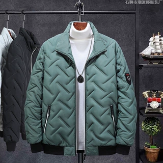 压棉立领男士棉衣冬季外套短款衣服韩版潮流棉服工装冬装棉袄跨境