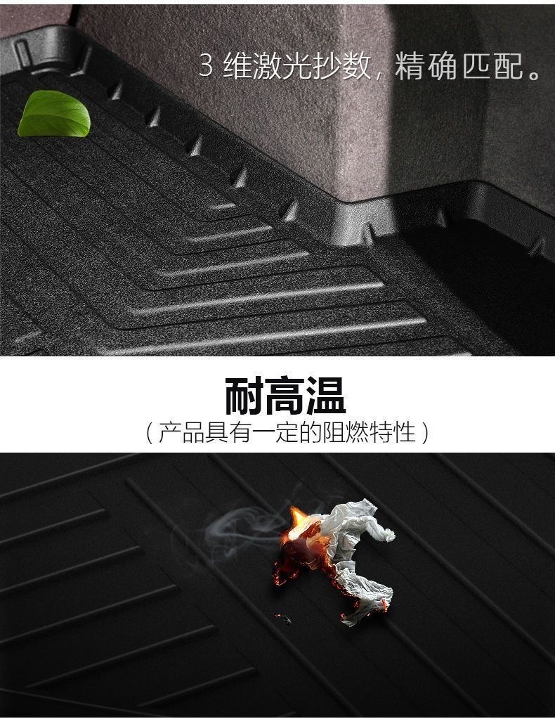 TPE car trunk mat for Lynk & Co 01 02 03Pro 05 06PHEN 09 six-seater, eco-friendly and wear-resistant