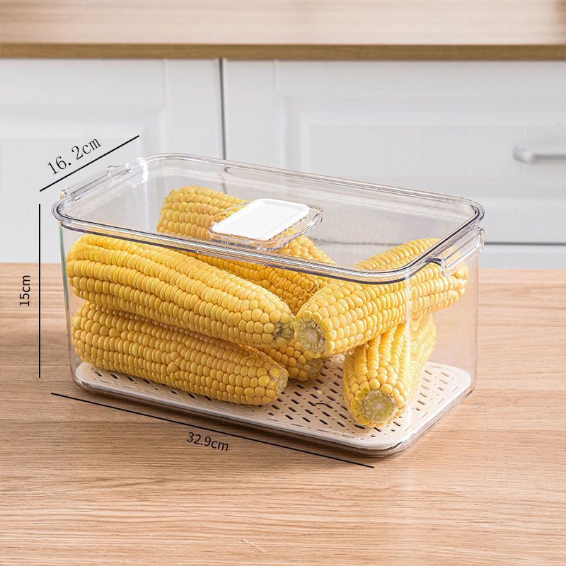 冰箱收纳冷冻盒家用食品保鲜分隔抽屉式整理蔬菜分类储物盒厂批发|undefined